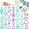 Polymer Clay Cutters for Earring Making - 160pcs Clay Tools