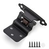 10 Pack 5 Pair Black Cabinet Hinges - 3/8 inch