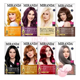 MIRANDA HAIR COLOR - Semir Rambut (30mlx2)+10ml - Pewarna Rambut