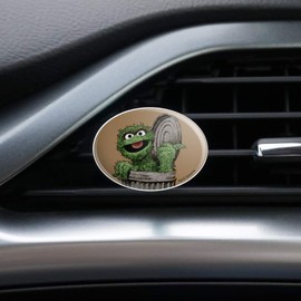 GRAPHICS & MORE Sesame Street Vintage Oscar The Grouch Car Air Freshener Vent Clip
