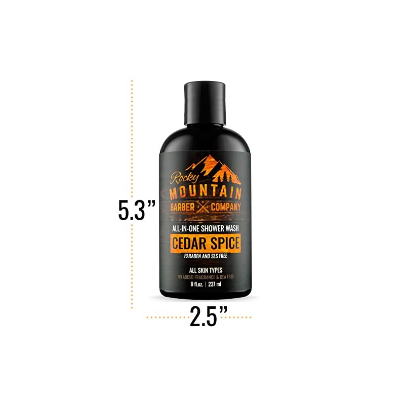 All-in-One Shower Wash for Men " Shampoo, Body Wash, Conditioner,