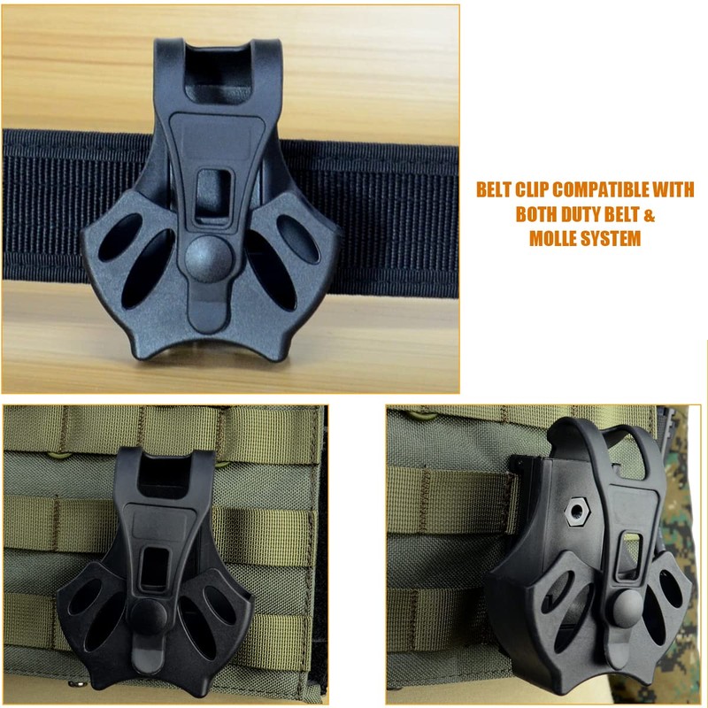 X2TKTACT Polymer Handcuff Case for Most Chain or Hinged Cuffs,Fits