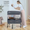 Portable Baby Changing Table with 2 Storage Baskets, BabyBond Foldable