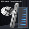1800℃ Jet Torch Lighter,Butane Refillable Windproof Adjustable Flame Intensity with
