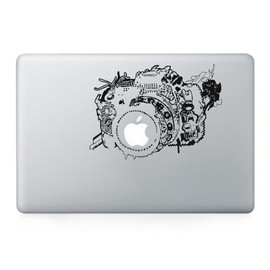FreshStickers&Decals Photographer Camera Laptop MacBook Pro Sticker Decal  Air/Pro/Retina 13"15"17"