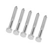 304 Stainless Steel Half Thread Bolt Wood Hex Lag Screws