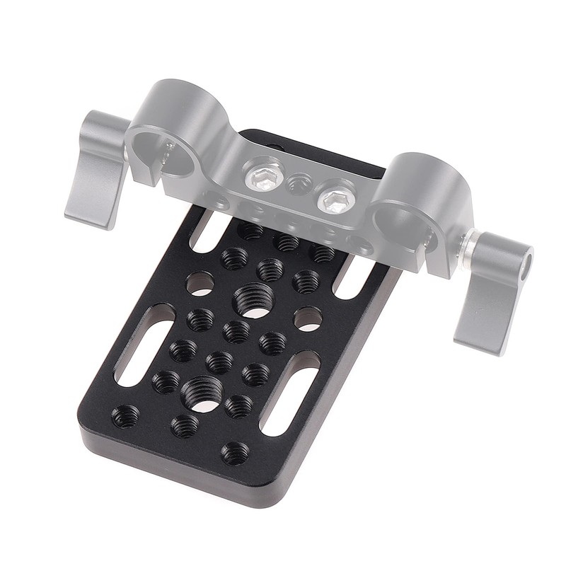 FocusFoto Multi-Purpose Extension Switching Cheese Plate Camera Baseplate with 1/4"-20