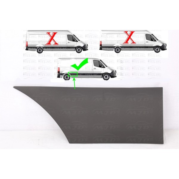 Aftermarket Products FOR MERCEDES SPRINTER W907 2019-2024 PASSENGER SIDE REAR