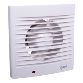 Igoto EX4-16W Extractor de aire empotrable 16W, Color blanco, 15X15 cm