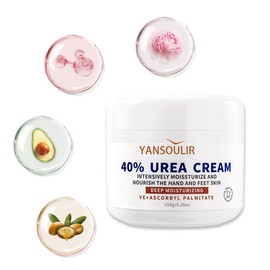 40% Urea Cream for Cracked Heels & Dry Skin – 150g Foot Repair Treatment with Shea Butter, Callus Remover for Feet, Hands, Knees & Elbows – Intense Moisturizer to Repair Skin Barrier