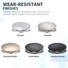 HEATGENE Bathroom Sink Drain Matte Black, Pop Up Drain Stopper