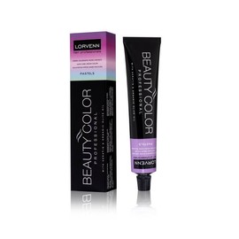 LORVENN BEAUTY COLOR PASTELS 65.26- GARNET. PERMANENT HAIR COLOR, NEW AUTOPROTECTIVE FORMULA WITH KERATIN & ORGANIC OLIVE OIL 70ML