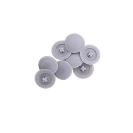 Svaitend Screw Cap Covers Decoration Tapping Screw Cover Plastic Screw Hole Covers Pack of 500 (Gray)