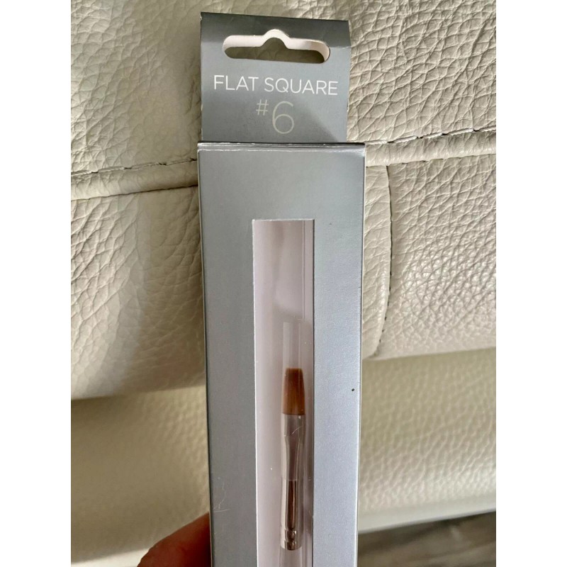 CND Flat square #6 Gel Brush