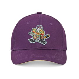 D-5 Mighty Ducks Adjustable Snapback Hat for Men Women #96 Conway #99 Banks Unisex Hip Hop Baseball Cap (Blank Purple)