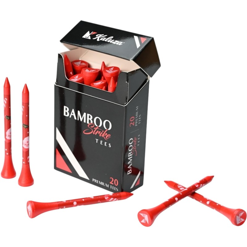Kaluza Bamboo Strike Tees | Premium Bamboo Golf Tees (20