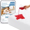 Acrali Home Quilted Waterproof Small Double Mattress Protector, 4-Layer Super
