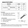 ALLECIN MAC97A6 Bidirectional Thyristor 1A 400V 97A6 Single Direction Silicon