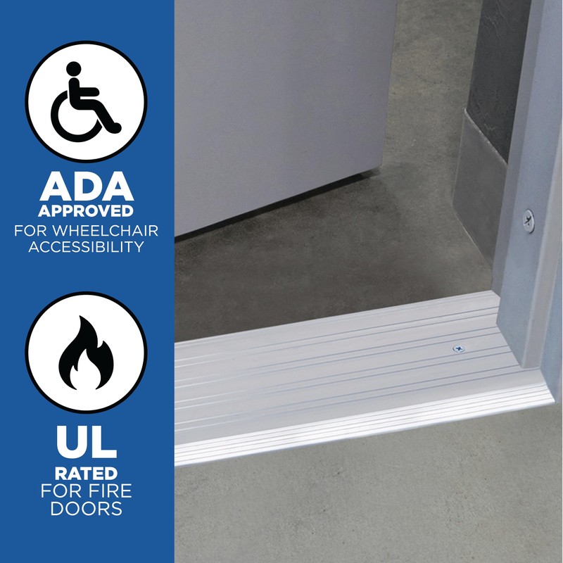 M-D Building Products 11619 Heavy-Duty Aluminum Commercial Threshold - Draft