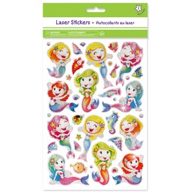AoneFun Mermaid Stickers for Girls Cute Stickers Cool Stickers Mermaid Envelope Stickers Rainbow Stickers for Kids Mermaid Scrapbook Stickers Rainbow Stickers for Kids Mermaid Stickers for Kids