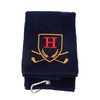 Always Looking Good Golf Towel with Monogrammed Embroidery Initial Letter
