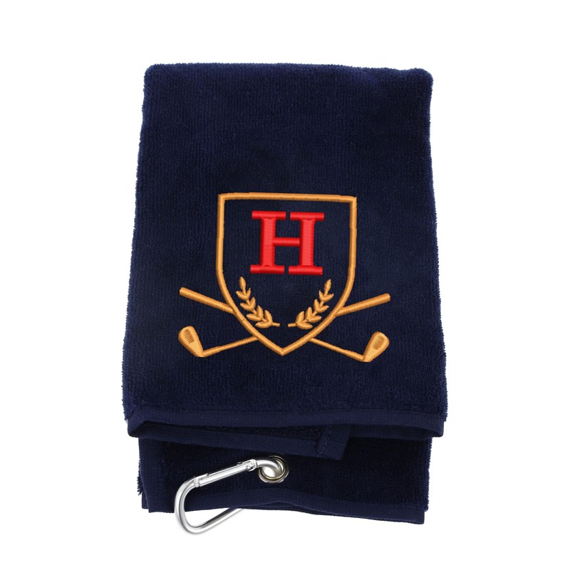 Always Looking Good Golf Towel with Monogrammed Embroidery Initial Letter