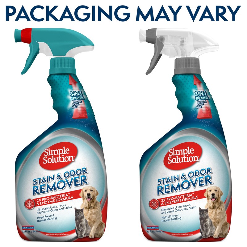 Simple Solution Stain & Odor Eliminator for Pets, Carpet Deodorizer,