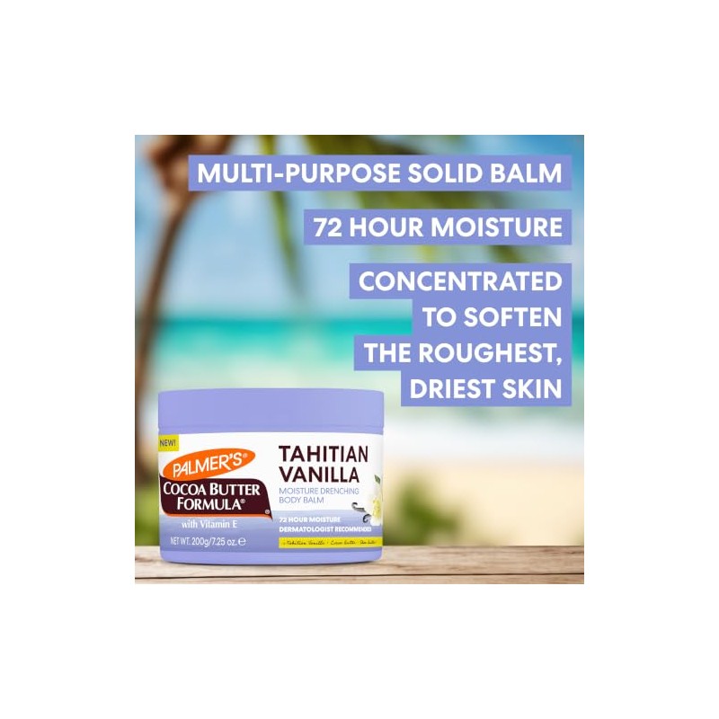 Palmer's Cocoa Butter Formula, Tahitian Vanilla Bálsamo Corporal Humectante Intenso,