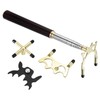 PATIKIL Retractable Billiards Cue Stick Bridge, Wooden Pool Cue Accessory