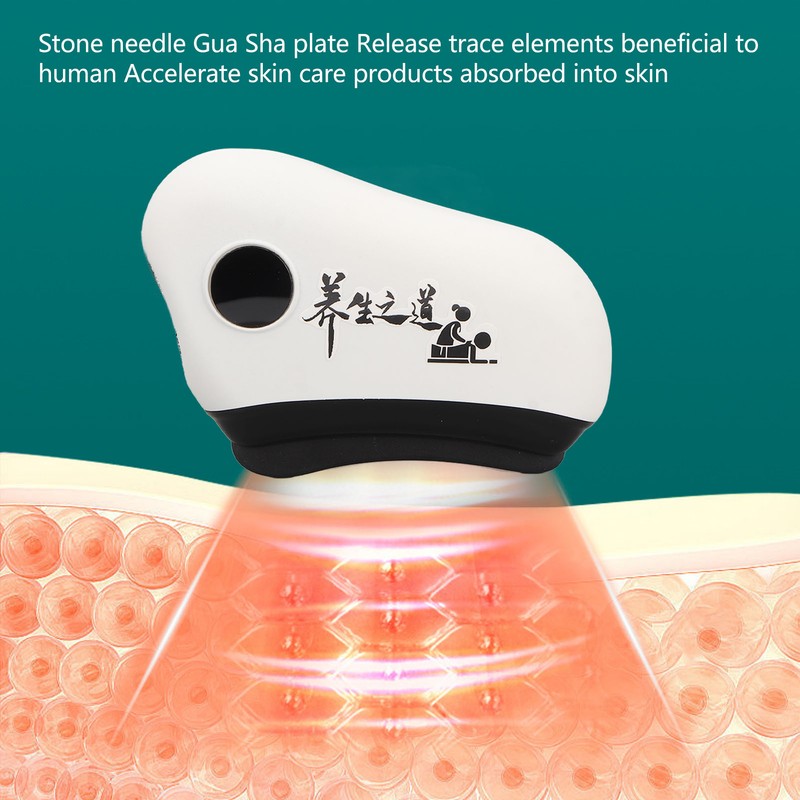 Electric Skin Scraping Board 16 Vibration Gears Red Lighting Hot