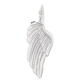 Fydelity Quiver Wings Backpack/Sling Crossbody Festival Rave Retro Cute Fanny Concert Bag - Silver Reflective