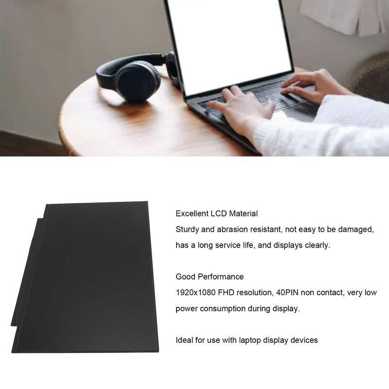 Laptop LCD Screen 15.6 Inch 920x1080 FHD 40PIN Non Contact