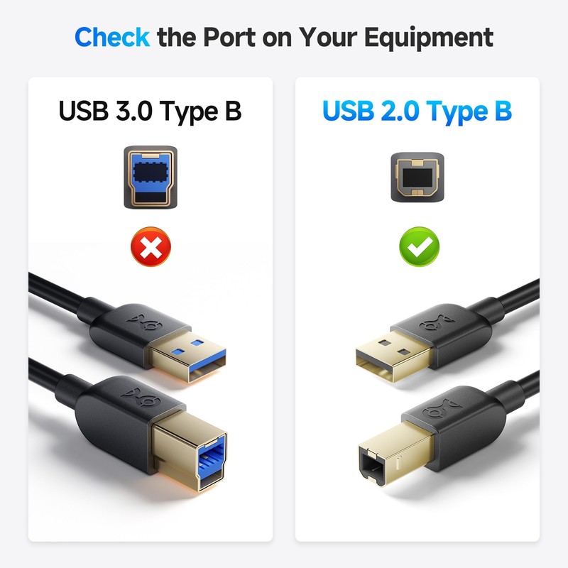 Cable Matters USB Printer Cable - 6ft, USB A to