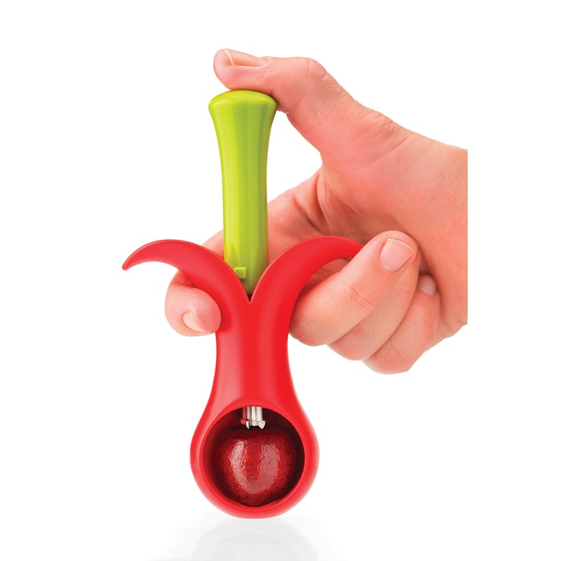 Joie Blossom Cherry Pitter, Remove Pits with Precision and Ease,