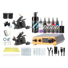 OUO Kit De Maquina Para Tatuar Profesional Completo Alta Calidad