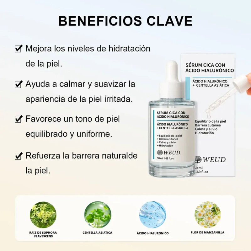 Kit Weud Rutina Completa Antiacne Sérum Crema Ojos 6 Piezas