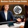 Chris.W Desktop Stacking Business Card File Holder/Stand from, 3-Tier, Metal
