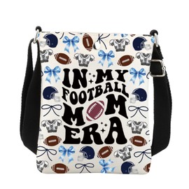 BNQL Football Mom Crossbody Bag Football Mom Gifts Football Gifts for Football Lovers In My Football Mom Era Crossbody Purse