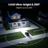 Olafus 120W Plug in Flood Lights Dusk to Dawn LED