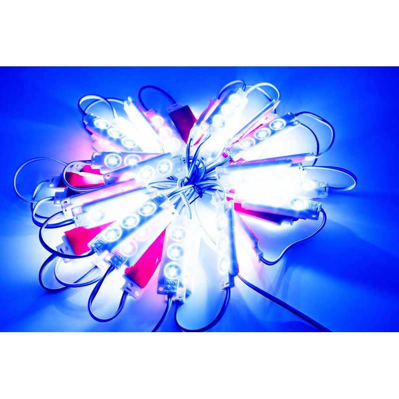 Storefront LED Light, 20ft Blue Windows Border Light for Retail