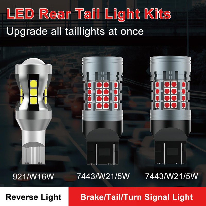 RUNEWAX LED Rear Lamp Combo for 2015-2022 2023 2024 2025