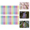 Yardwe 50pcs Wind Chime Tubes Parts Metal Wind Chime DIY