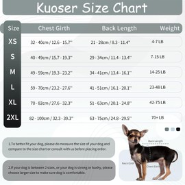 Kuoser Dog Surgery Suit Female Spay, Soft Dog Recovery Suit Male Neuter Anti Licking Dog Onesie E-Collar & Cone Alternative, Breathable Dog Surgical Suit for Surgery Recovery, Black Strips M