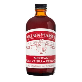 Nielsen-Massey Mexican Pure Vanilla Extract for Baking and Cooking, 8 Ounce Bottle