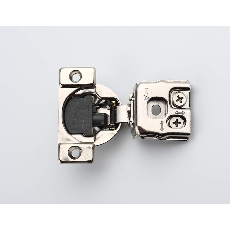 ANGSTROM 2-Pack Face-Frame Cabinet Hinges, 105-Degree Soft-Closing, 3D Adjustable (1-1/4"