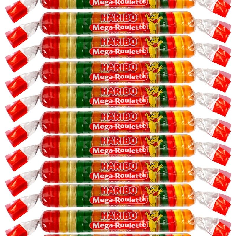 Mega-Roulette Gummi Candy, 1.58 oz Box (Pack of 24)