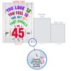 NobleWorks, Age Equation-45 - Hysterical Milestone Birthday Card Greeting Card
