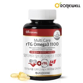 Roniwell Multicare Altige Omega 3 1100 180 Capsules (6 months supply) / 로니웰 멀티케어 알티지 오메가3 1100 180캡슐 (6개월분)