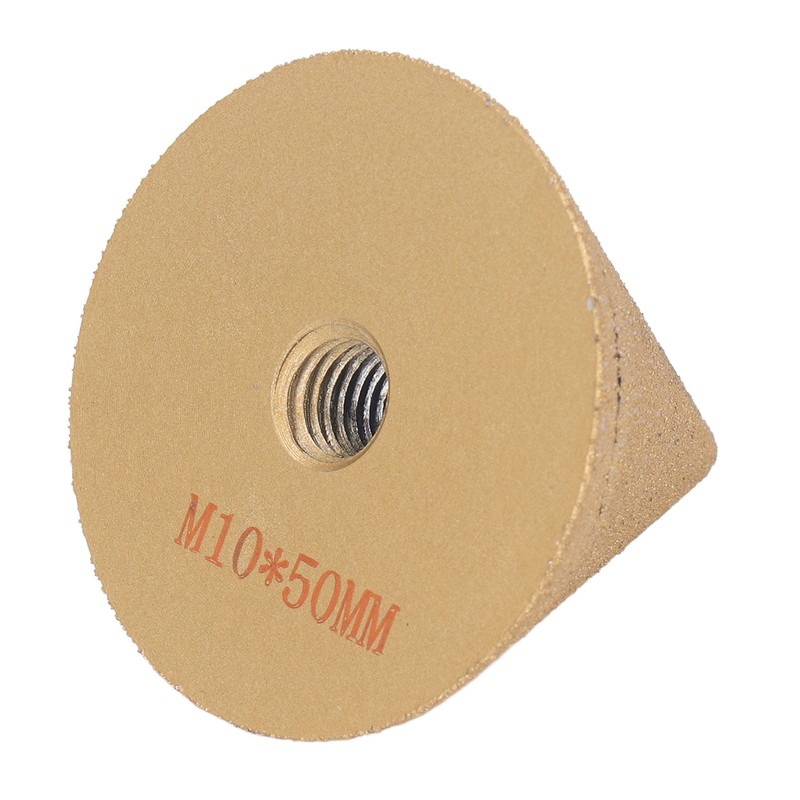 Diamond Beveling Chamfer Bit M10xD50mm Hole Enlarging Shaping Chamfering Bit