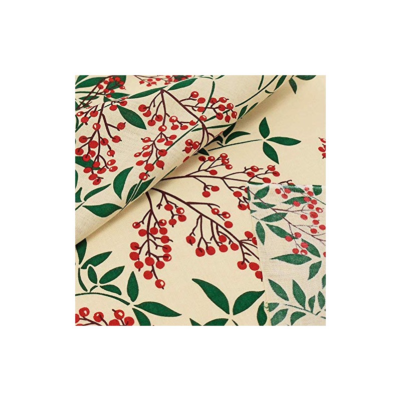 濱文様 てぬぐい 南天